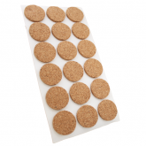 28mm Round Self Adhesive Cork Pads Ideal For Furniture & Also For Table & Chair Legs